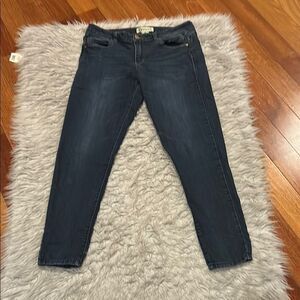 Democracy women’s dark blue‎ cotton stretch leggings size 10